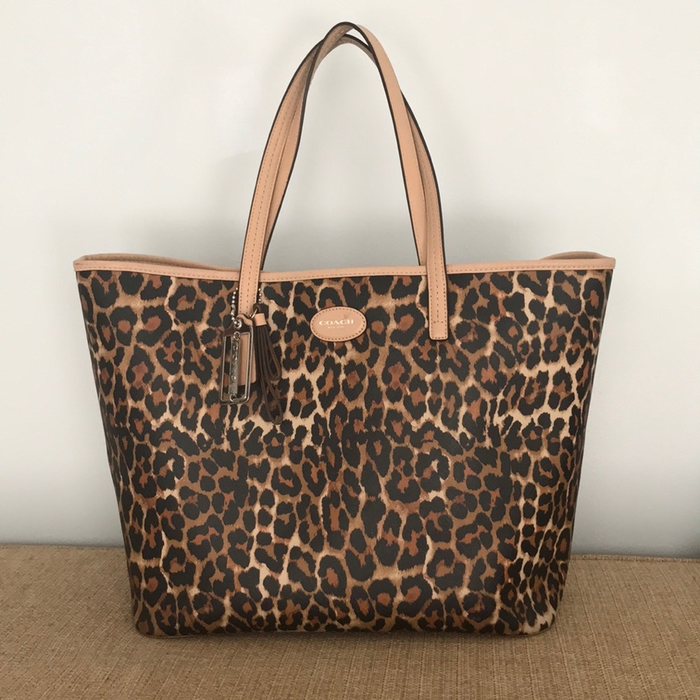 Coach Cheetah Print Tote